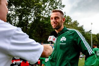 ERMELO , 04-07-2026 , Sportpark de Zanderij , season 2026 2027 , pre seasson , match between Ajax - Panathinaikos , picture shows Panathinaikos player Stefan de Vrij Ajax - Panathinaikos (friendly)...